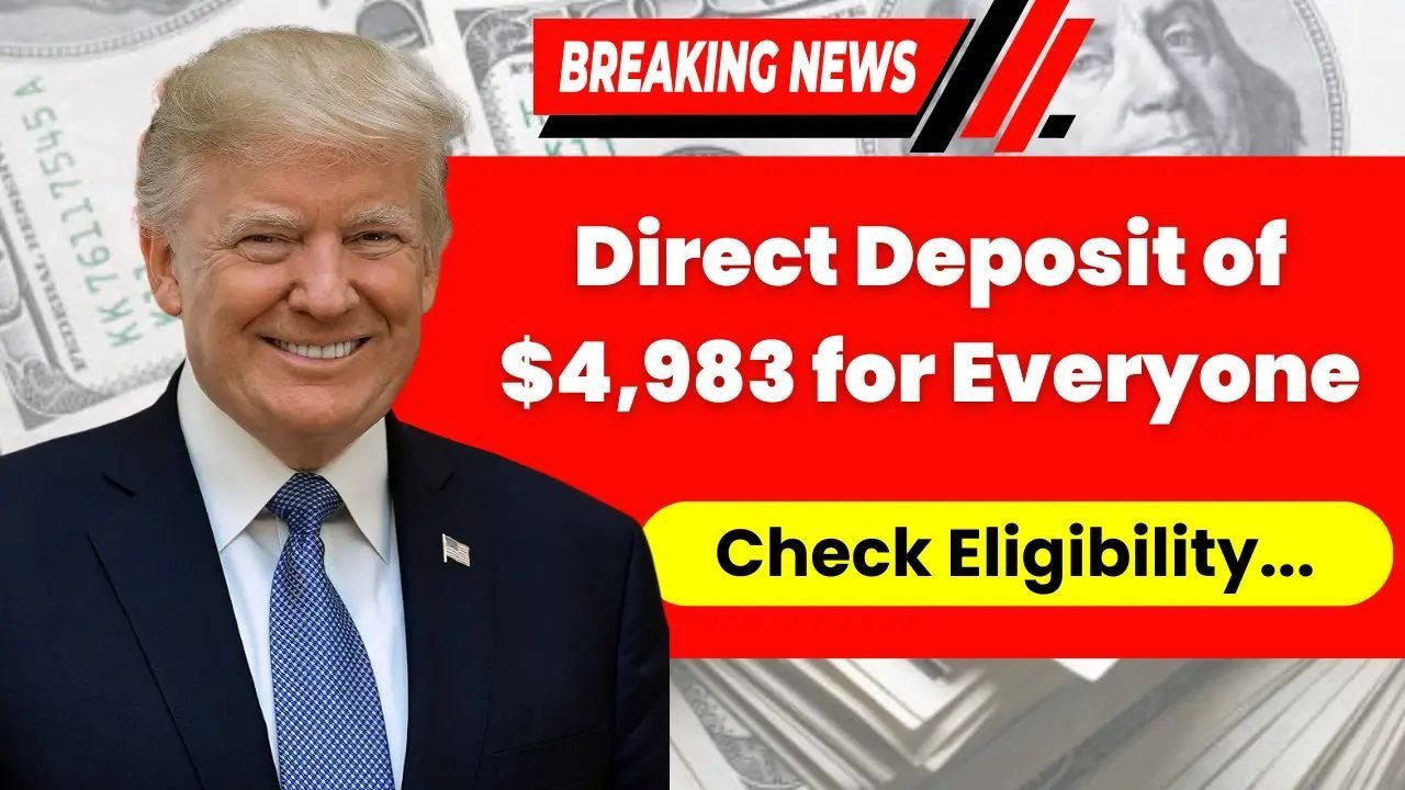 $4,983 IRS Direct Deposit in December 2025